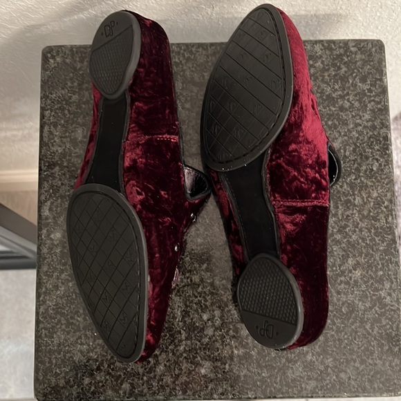 Donald Pliner Crushed Velvet, Rhinestone Mules - Picture 5 of 7